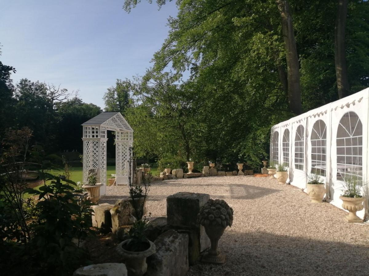 Appartement Édouard André dans château XIX ème Bracquetuit Esterno foto